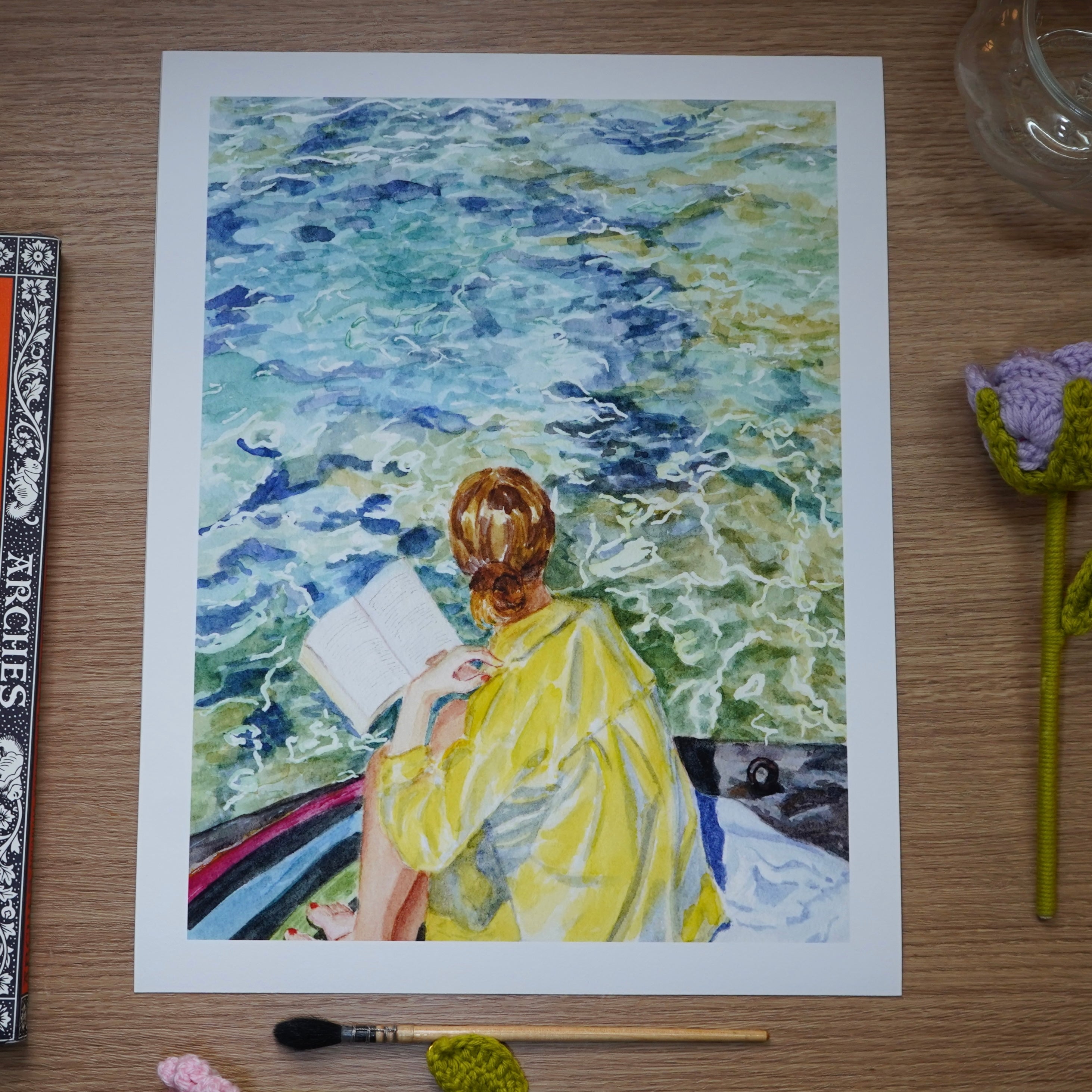 Reader by the Sea - Limited Edition Print