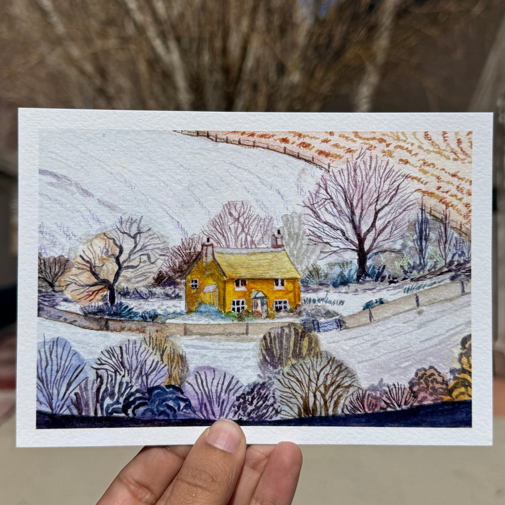 Winter in the countryside