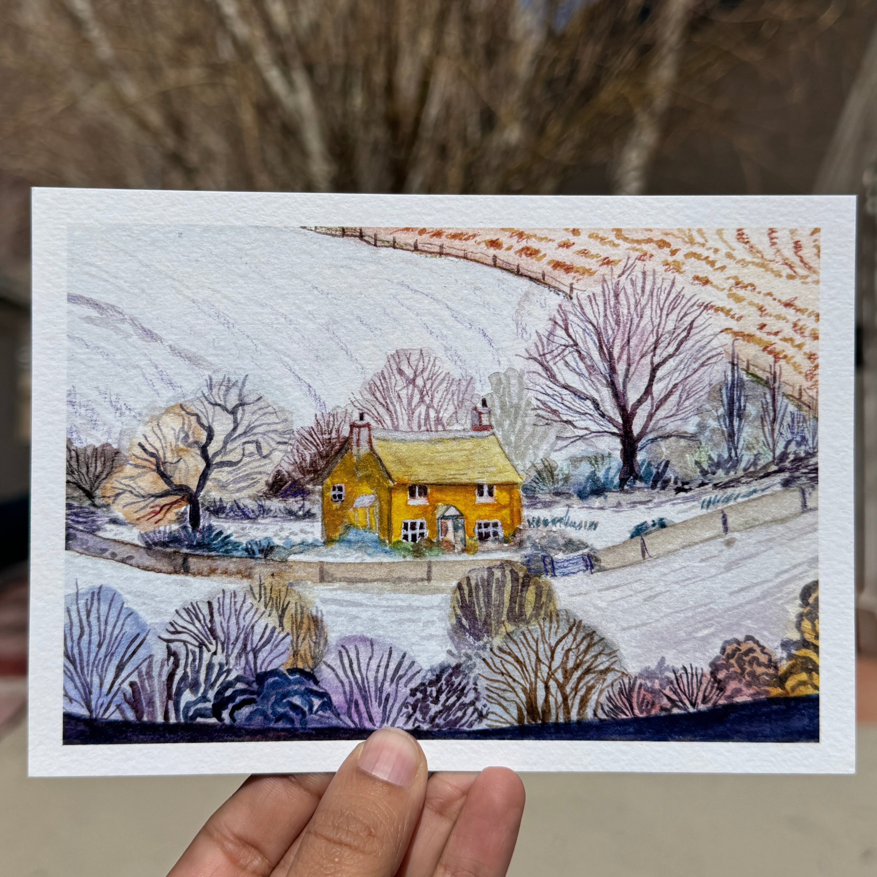 Winter in the countryside